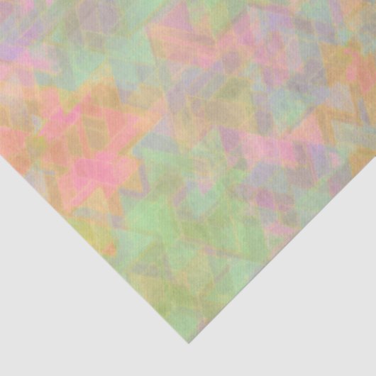 Pastel Star von David Pattern Seidenpapier (Ausschnitt)