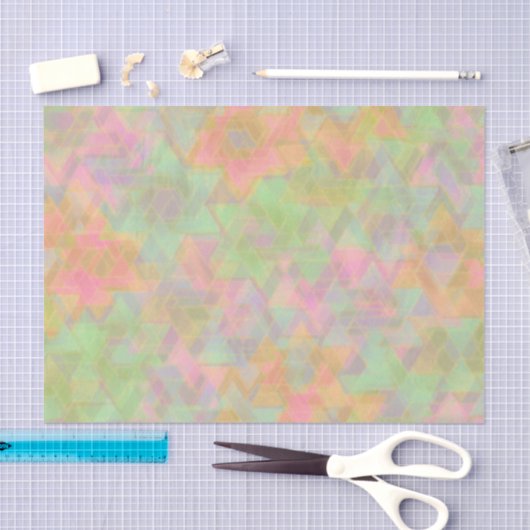 Pastel Star von David Pattern Seidenpapier (Handwerk)