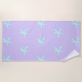 Pastel Starfish Strandtuch (Vorderseite)