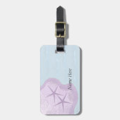 Pastel Starfish und Ozean Gepäckanhänger (Vorderseite vertikal)