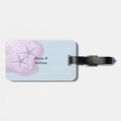 Pastel Starfish und Ozean Gepäckanhänger (Rückseite horizontal)