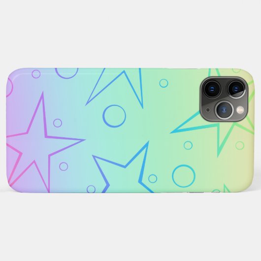 Pastel Stars Design Case-Mate iPhone Hülle (Rückseite (Horizontal))