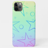 Pastel Stars Design Case-Mate iPhone Hülle (Rückseite)