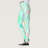 Pastel Stars Girly Holidays Leggings (Links)
