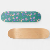 Pastel Stars HAMbWG Skateboard (Horizontal)