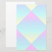 Pastel Stationery Briefpapier (Vorne/Hinten)