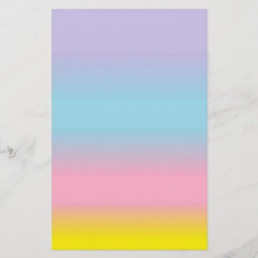 Pastel Stationery Briefpapier (Vorderseite)