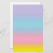 Pastel Stationery Briefpapier (Vorne/Hinten)