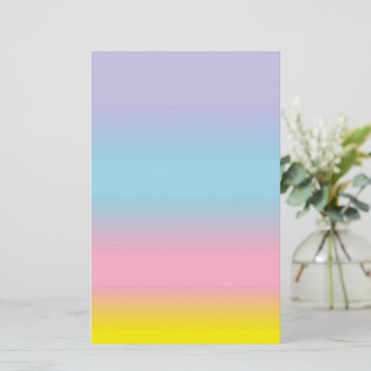 Pastel Stationery Briefpapier (Stehend Vorderseite)