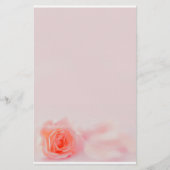pastel stationery Rose Briefpapier (Vorderseite)