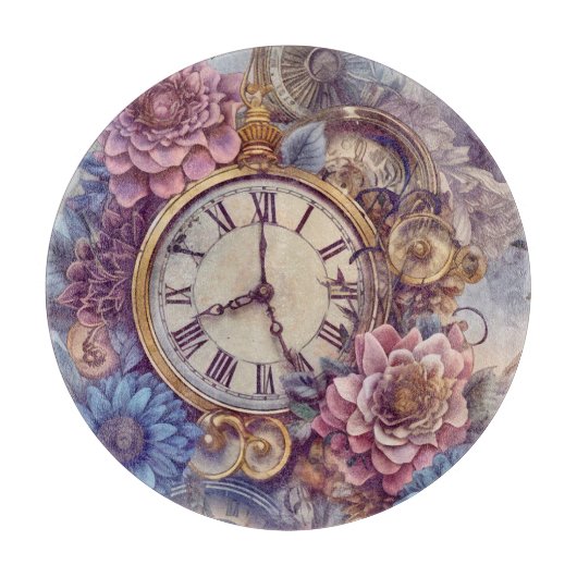 Pastel Steampunk Cutting Board Schneidebrett (Vorderseite)