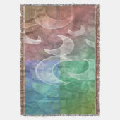 Pastel Stones und Crescent Moons Blanket Decke (Vorderseite Vertikal)