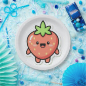 Pastel Strawberry Aesthetic Sticker – Cute Fruit I Pappteller (Party)