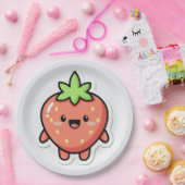 Pastel Strawberry Aesthetic Sticker – Cute Fruit I Pappteller (Party)