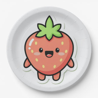 Pastel Strawberry Aesthetic Sticker – Cute Fruit I Pappteller