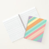 Pastel Stripe Notebook Notizblock (Innenseite)