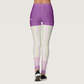 Pastel Stripe Team/Leggings mit Fake Shorts Leggings (Rückseite)