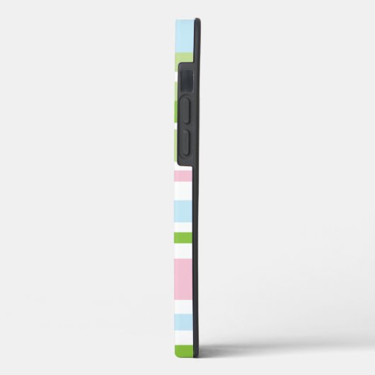 Pastel Stripe Tough Case-Mate iPhone Case (Rückseite / Links)