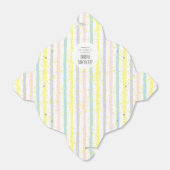 Pastel Stripes Babydusche Geschenkschachtel (Ungefaltet)