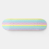 Pastel Stripes HAMbWG Skateboard (Horizontal)