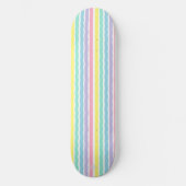 Pastel Stripes HAMbWG Skateboard (Vorderseite)