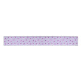 Pastel stripes pattern with Daisies Ripsband (Vorderseite)