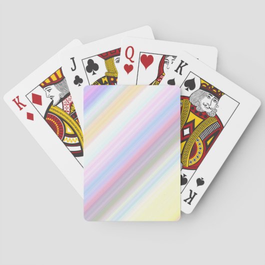 Pastel Stripes Spielkarten (Rückseite)