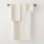 Pastel Stripes Variation 2 – Simple and Sleek Badhandtuch Set (Insitu)