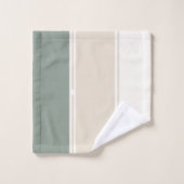 Pastel Stripes Variation 2 – Simple and Sleek Badhandtuch Set (Waschlappen)