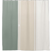 Pastel Stripes Variation 2 – Simple and Sleek Duschvorhang (Vorderseite)
