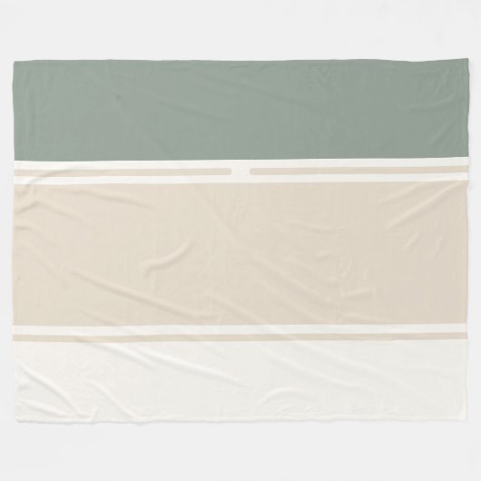 Pastel Stripes Variation 2 – Simple and Sleek Fleecedecke (Vorderseite (Horizontal))