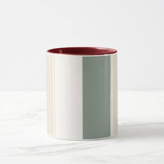 Pastel Stripes Variation 2 – Simple and Sleek Tasse (Zentrum)