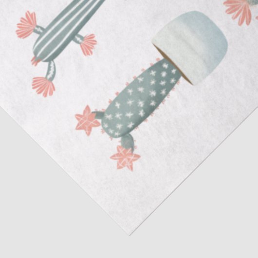 Pastel Succulent Cactus Collection D1 Decoupage Seidenpapier (Ausschnitt)