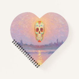 Pastel Sugar Skull-Notebook Notizblock