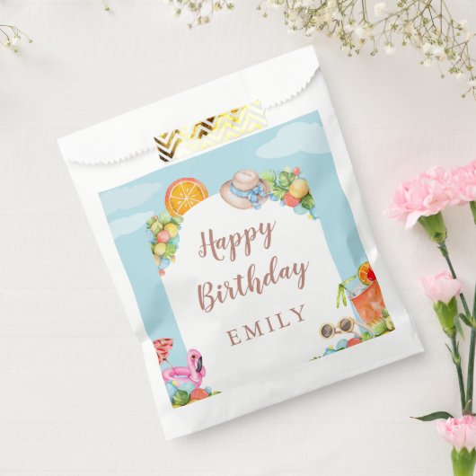 Pastel Summer Birthday Party Geschenktütchen (Versiegelt)