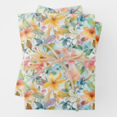 PASTEL SUMMER FLORAL GESCHENKPAPIER SET (Beispiel)