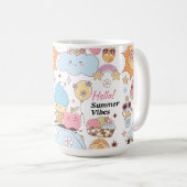 Pastel Summer Vibes Kaffeetasse (VorderseiteRechts)