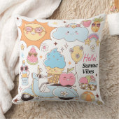 Pastel Summer Vibes Kissen (Decke)