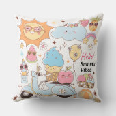 Pastel Summer Vibes Kissen (Vorderseite)