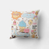 Pastel Summer Vibes Kissen (Rückseite)