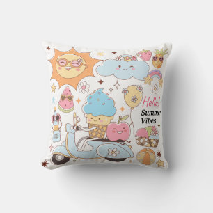 Pastel Summer Vibes Kissen