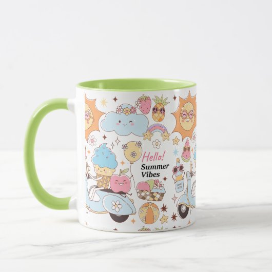 Pastel Summer Vibes Tasse (Links)