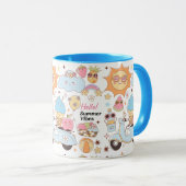 Pastel Summer Vibes Tasse (VorderseiteRechts)