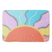 Pastel Sunrise Badematte (Vorderseite)