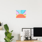 Pastel Sunrise Poster (Heimbüro)