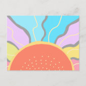 Pastel Sunrise Postkarte (Vorderseite)