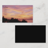 Pastel Sunrise Visitenkarte (Vorne/Hinten)