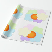 Pastel Sunrise Wrapping Paper Geschenkpapier (Ungerollt)