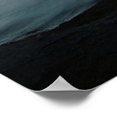 Pastel Sunset benutzerdefiniertes Poster (Ecke)