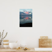 Pastel Sunset benutzerdefiniertes Poster (Küche)